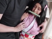 エッチなコスプレ美乳美女と濃厚ベッドプレイ！