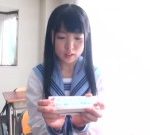 【なごみ】黒髪ストレートの制服美少女♡最後は放尿シーンのおまけ付き♡