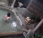 旅館のお風呂場で熱々濃厚エッチ！