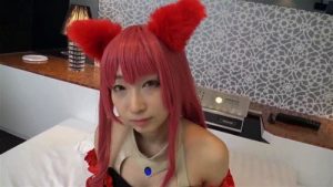 コスプレ撮影会で興奮しちゃった巨乳コスプレイヤーがカメラマンを誘惑して中出しハメ撮り！