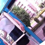 【おすすめ】マジックミラー号に巨乳OLを連れ込んで無許可中出し！