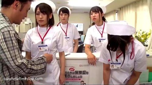 可愛くて綺麗なナースの時間を止めていやらしい姿で強制エッチ！