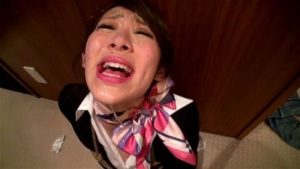 美脚で美しいCAのお姉さんと激しい交わりで大興奮！