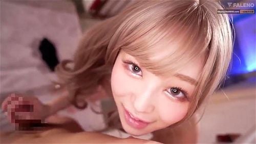 舌使いがエロい金髪ギャルに責められマンコでヌキまくり！